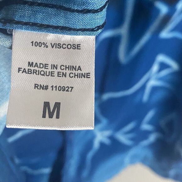 RIPPLE JUNCTION DEATH ROW RECORDS Mens Black Button Short Sleeve Short Size M - Picture 9 of 13